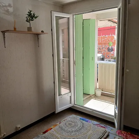 Chambre Avec Balcon Dans Une Appartement La Belle De Mai Marseille Exterior photo